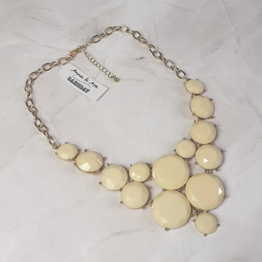 Anna & Ava Gold & Ivory Statement Necklace